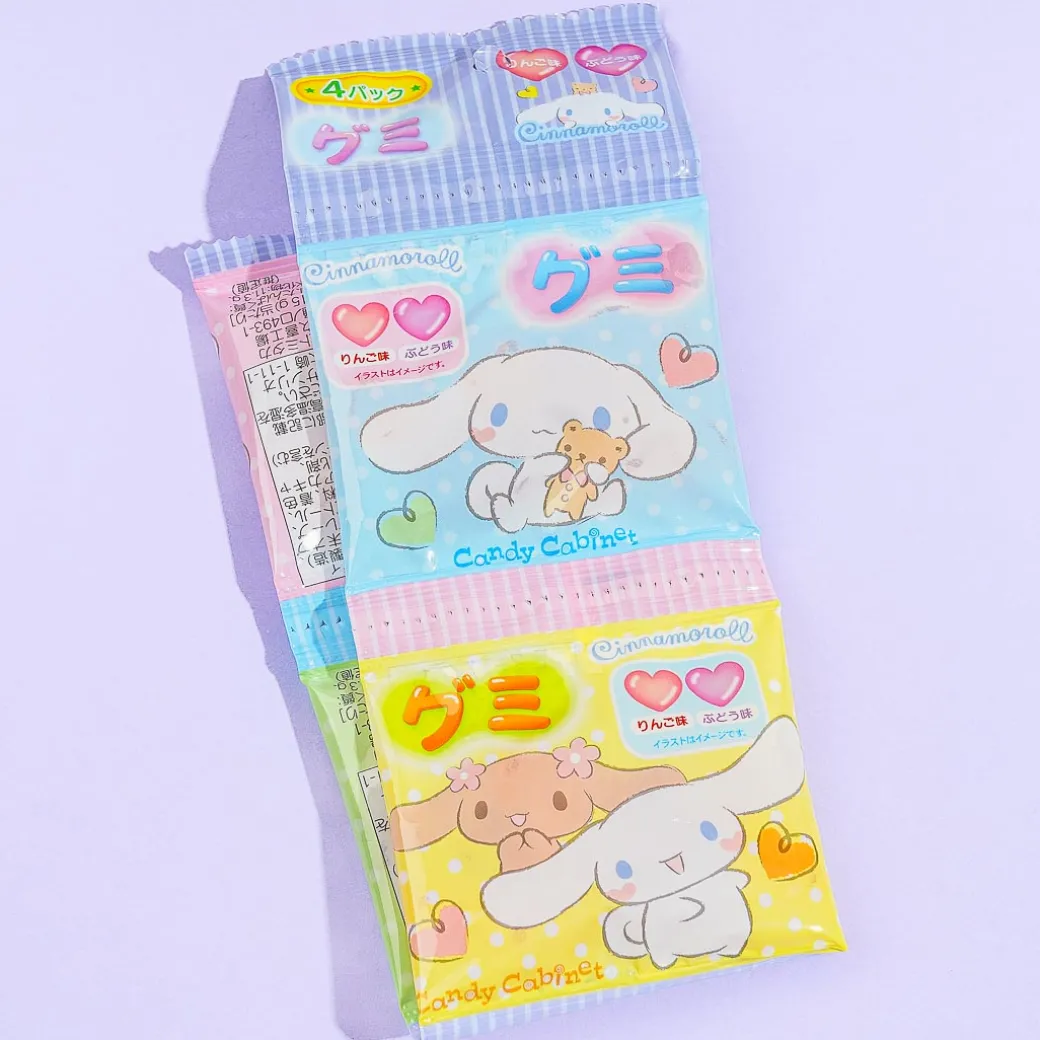 Cinnamoroll Heart Gummies - Apple & Grape / 4 pcs