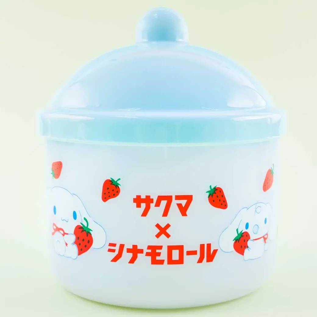 Cinnamoroll & Milk x Sakuma Strawberry Candy Jar