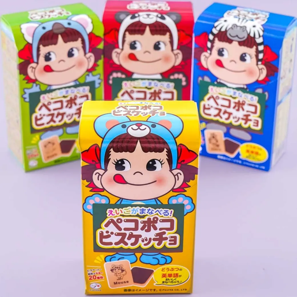 Fujiya Peko-Chan Chocolate Biscuit