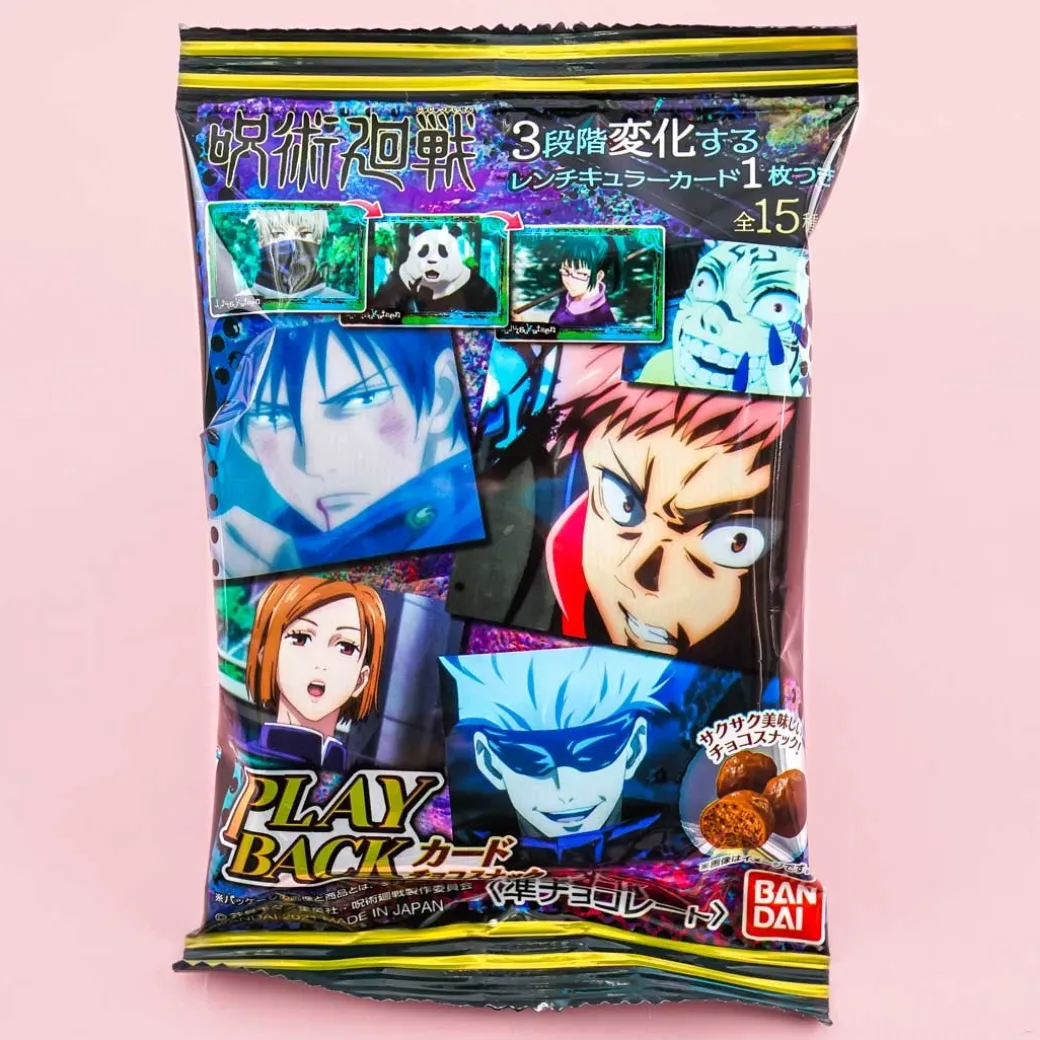 Jujutsu Kaisen Play Back Card With Chocolate