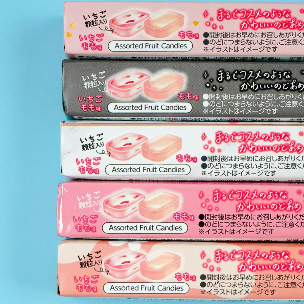Kanro Cosmetic Lipstick Throat Candy - Strawberry Peach