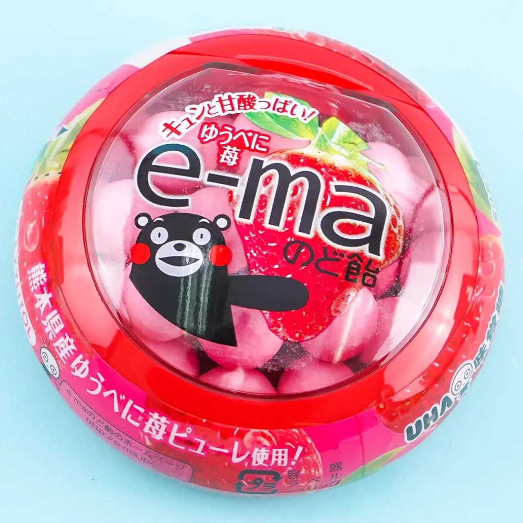 Kumamon e-ma Throat Candy - Strawberry