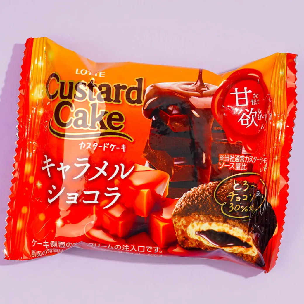 Lotte Custard Cake - Caramel Chocolate