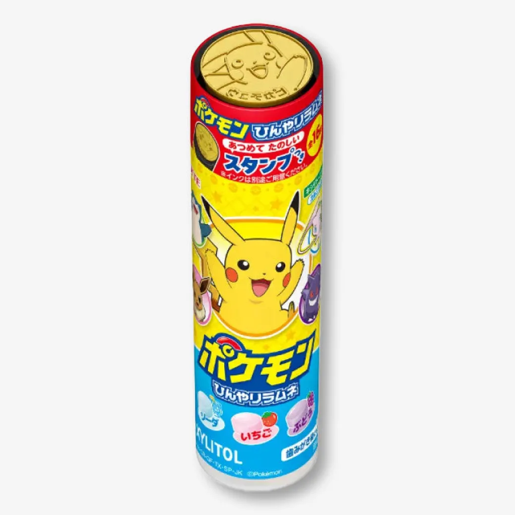 Lotte Pokemon Xylitol Cool Ramune Candy