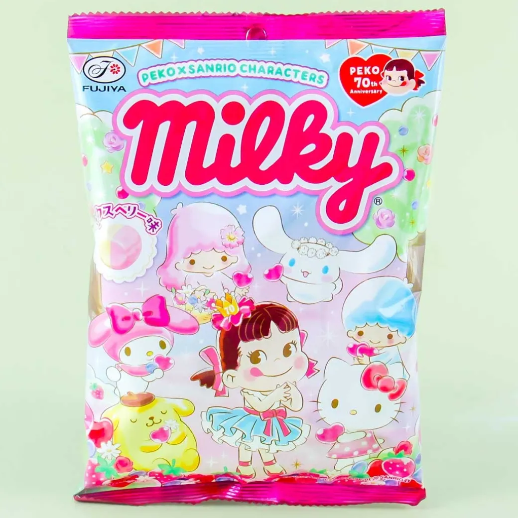Milky Peko-Chan x Sanrio Characters Candy - Mixed Berry