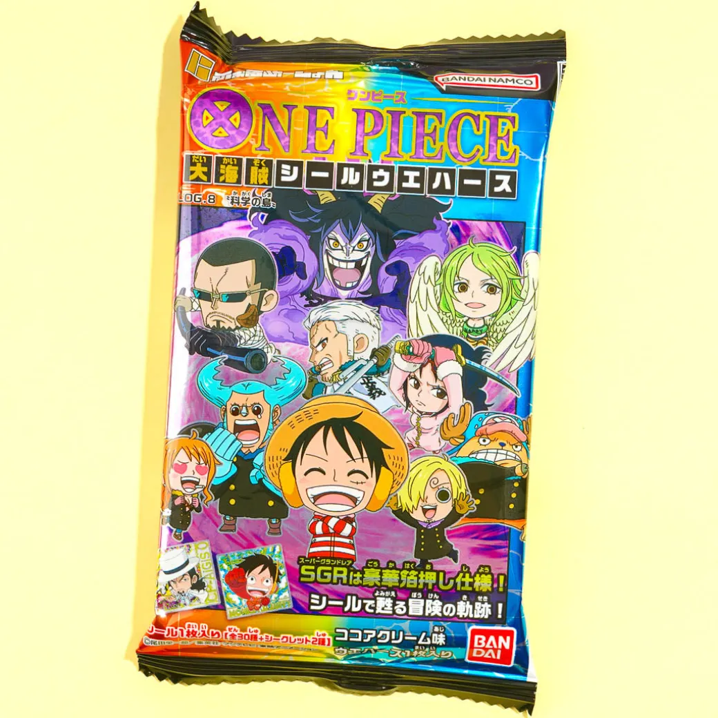 One Piece Niformation Great Pirate Seal Log.8 Wafer & Seal Sticker