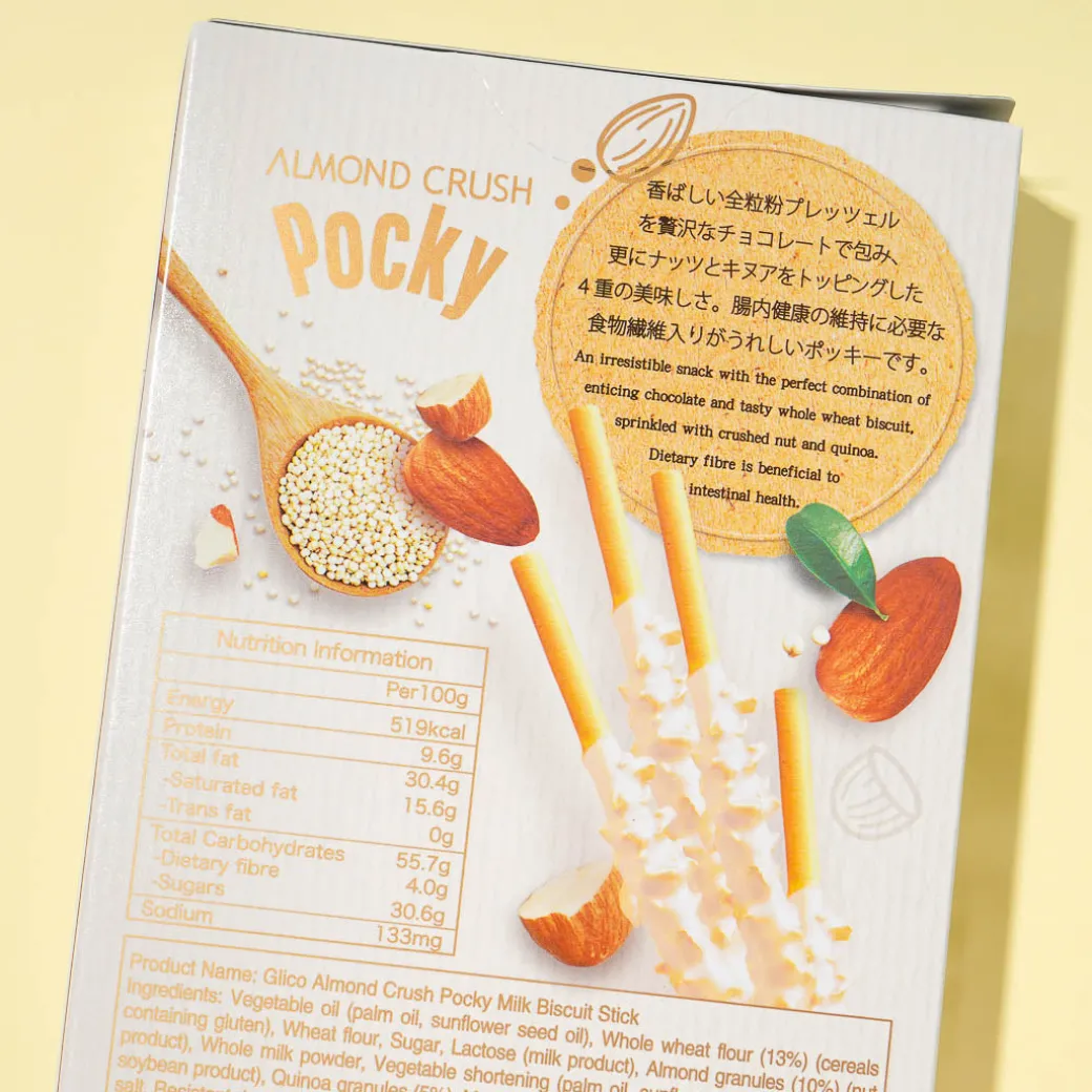 Pocky Biscuit Sticks - Milk Quinoa & Almond Crush