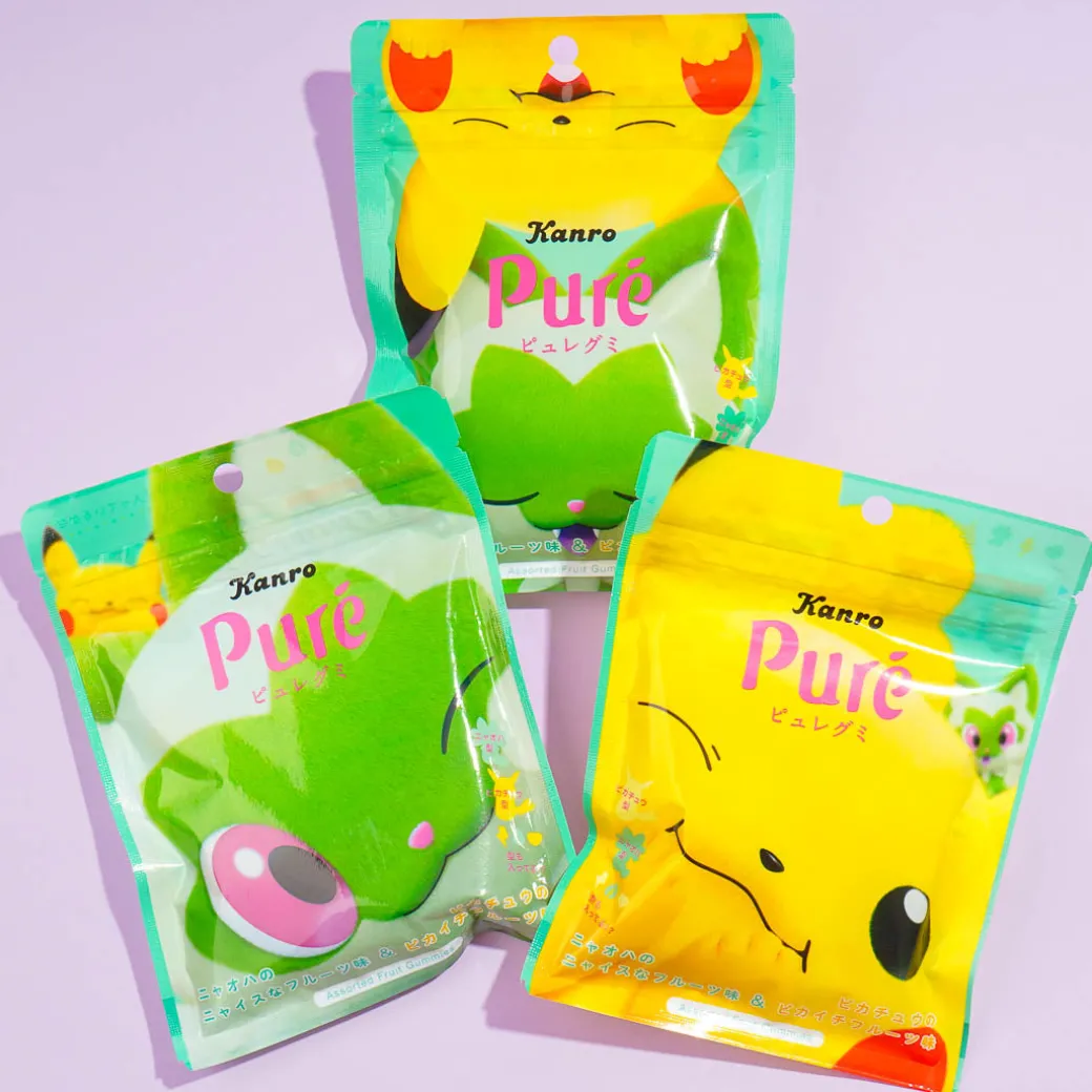 Pokemon Pikachu & Nyahoja Pure Gummy