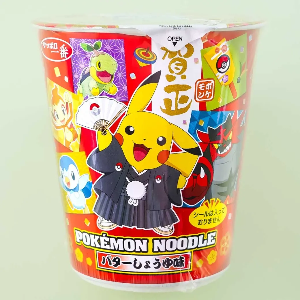 Pokemon Sapporo Ichiban Noodle Cup - Butter Soy Sauce
