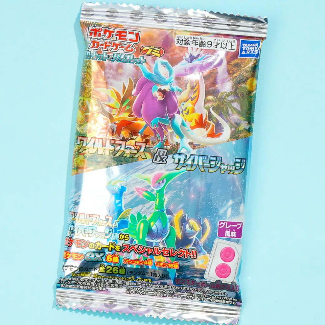 Pokemon Scarlet & Violet Wild Force Gummy With Card