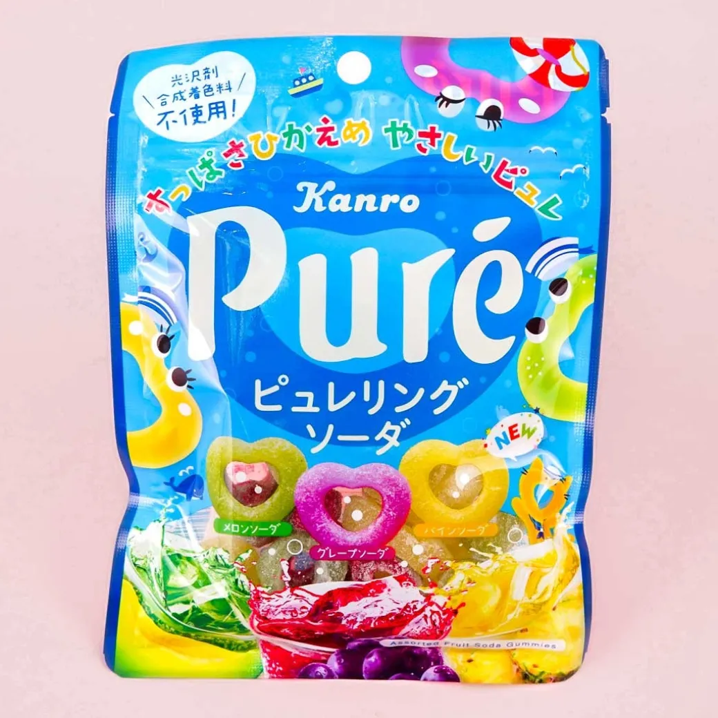 Pure Ring Gummy - Assorted Fruit Soda