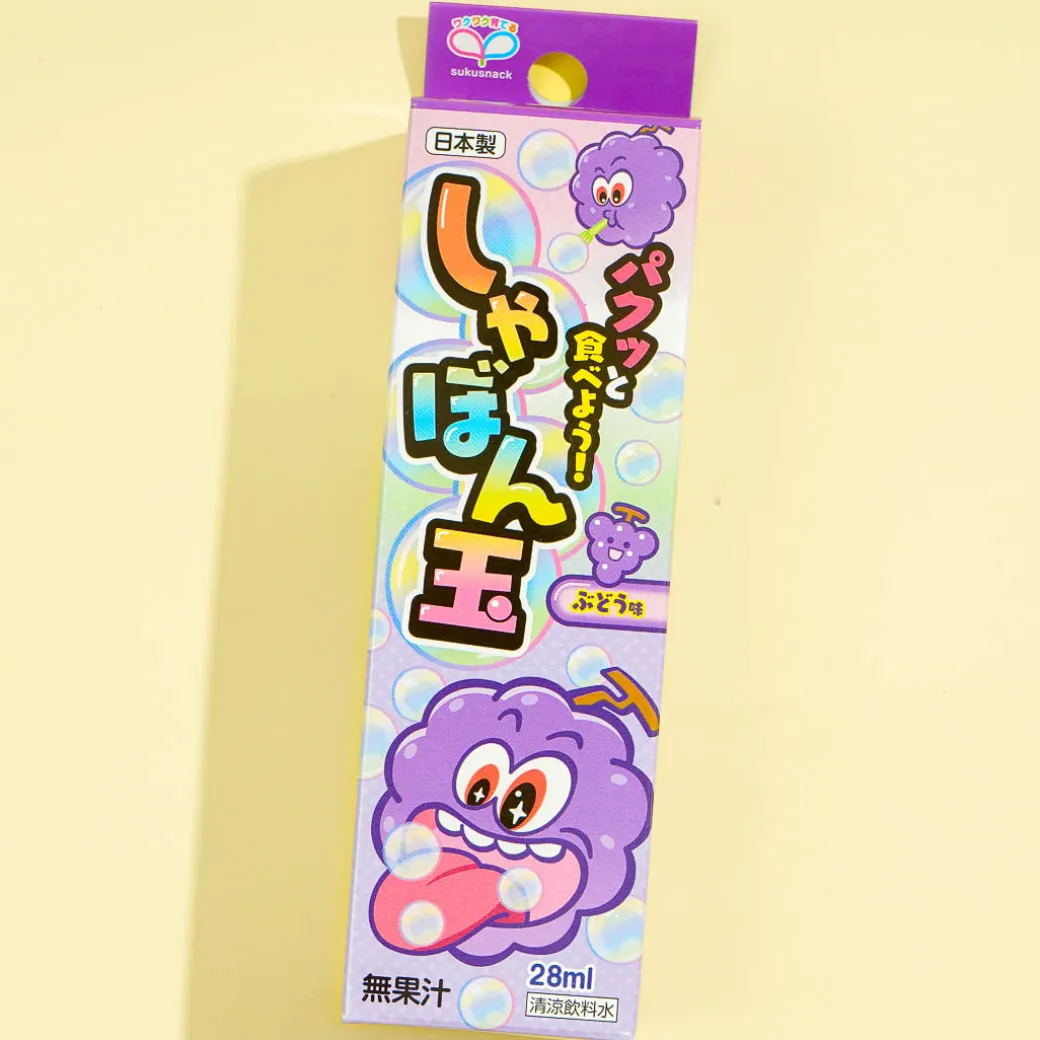 Sukusnack Edible Soap Bubbles - Grape