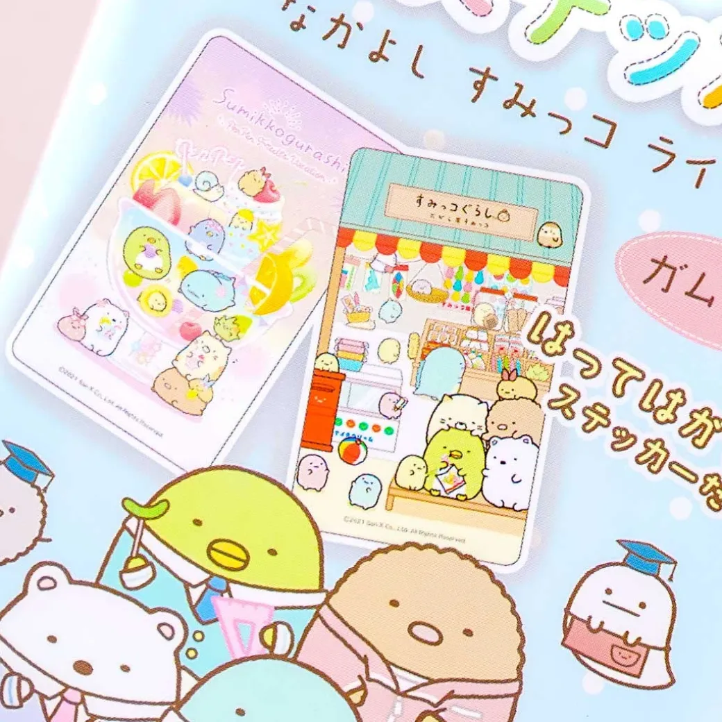 Sumikko Gurashi Deco Stickers With Gum