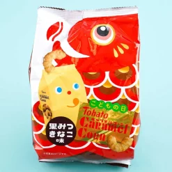 Tohato Caramel Corn - Children's Day Black Mitsu Kinako